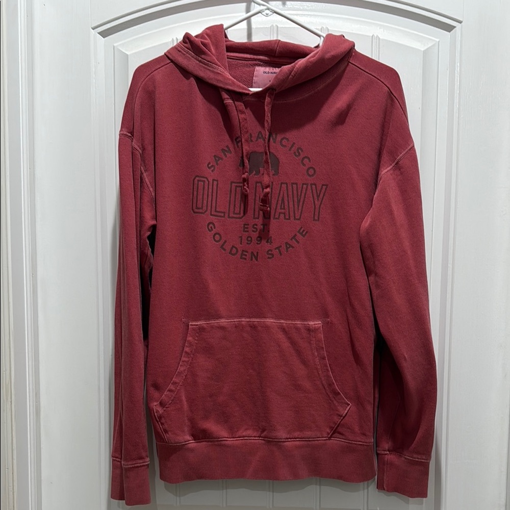Old Navy Red Sweater Comfortable Cotton Blend